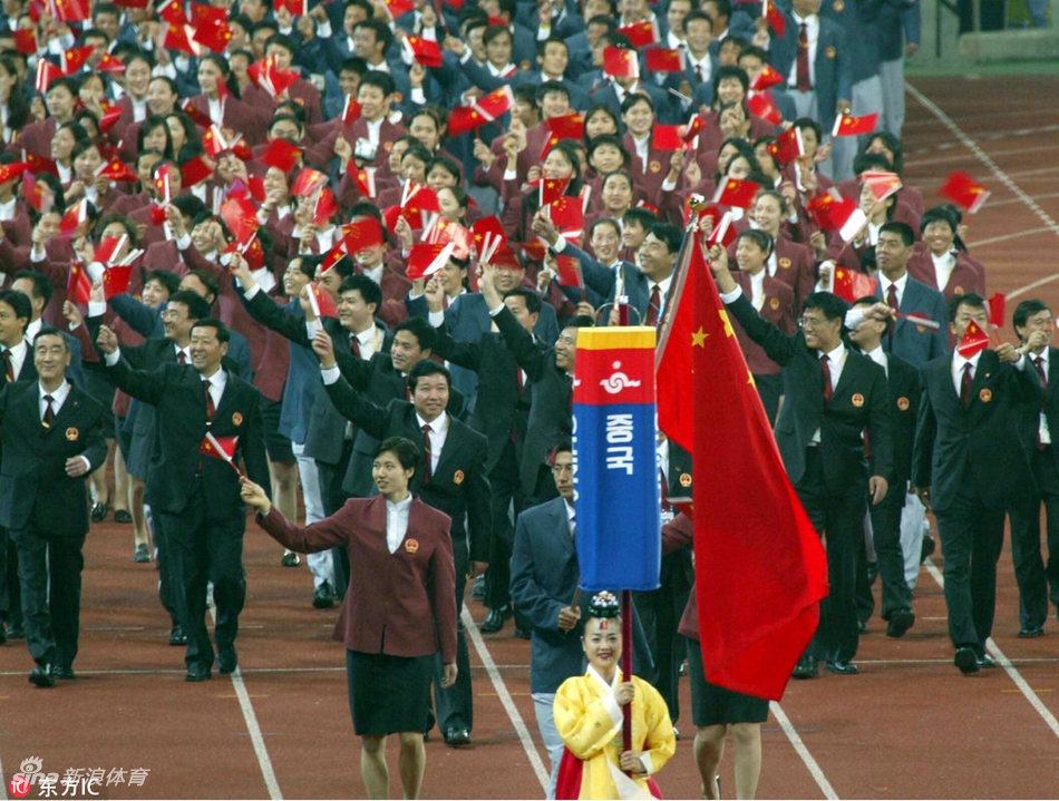 2002年釜山亚运会中国代表团入场