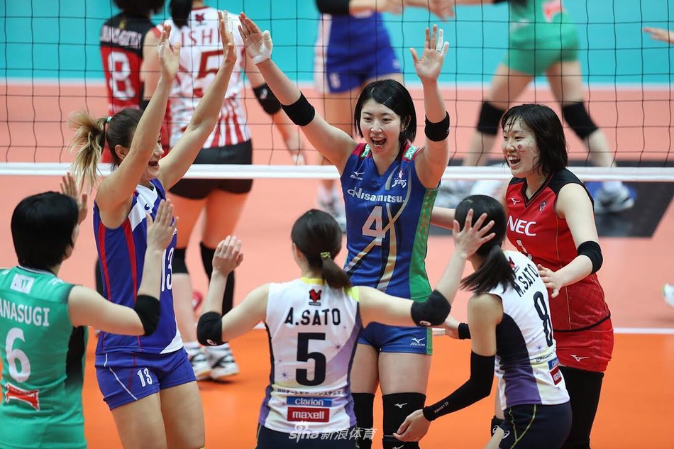 2018日本排球全明星赛精彩瞬间