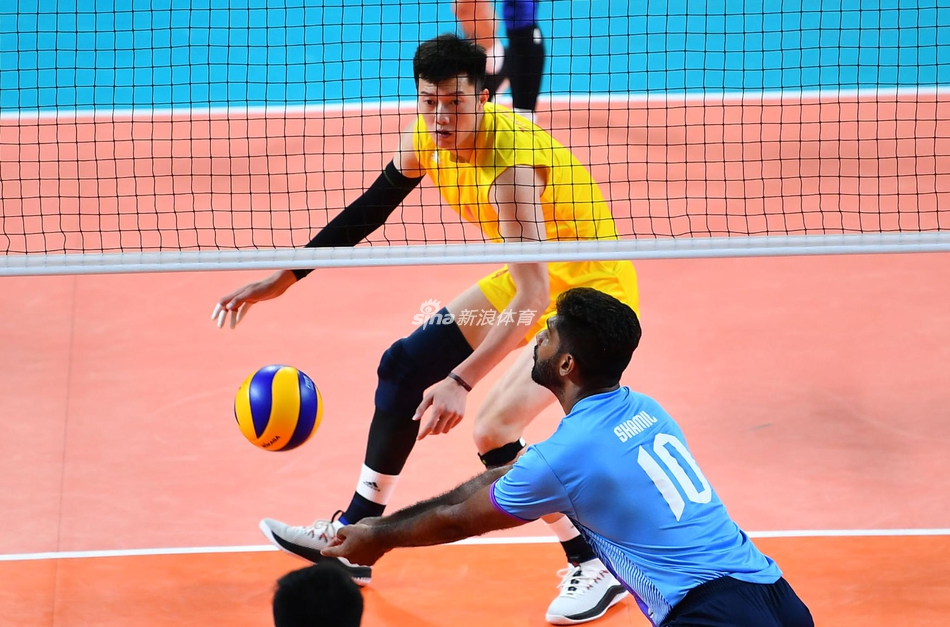 亚运会男排:中国3-1斯里兰卡