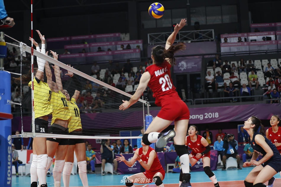 亚运会中国女排3-0哈萨克斯坦