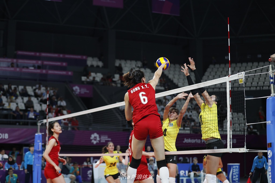 亚运会中国女排3-0哈萨克斯坦