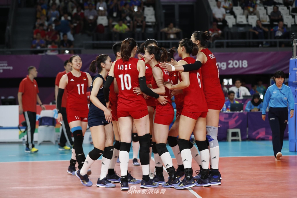 亚运会中国女排3-0哈萨克斯坦