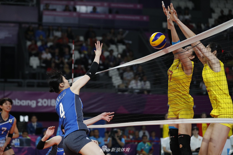 新浪直击亚运女排半决赛中国3-0日本