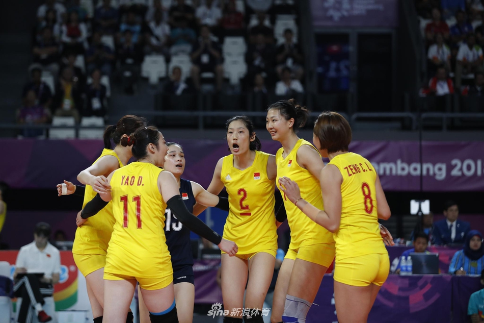 新浪直击亚运女排半决赛中国3-0日本