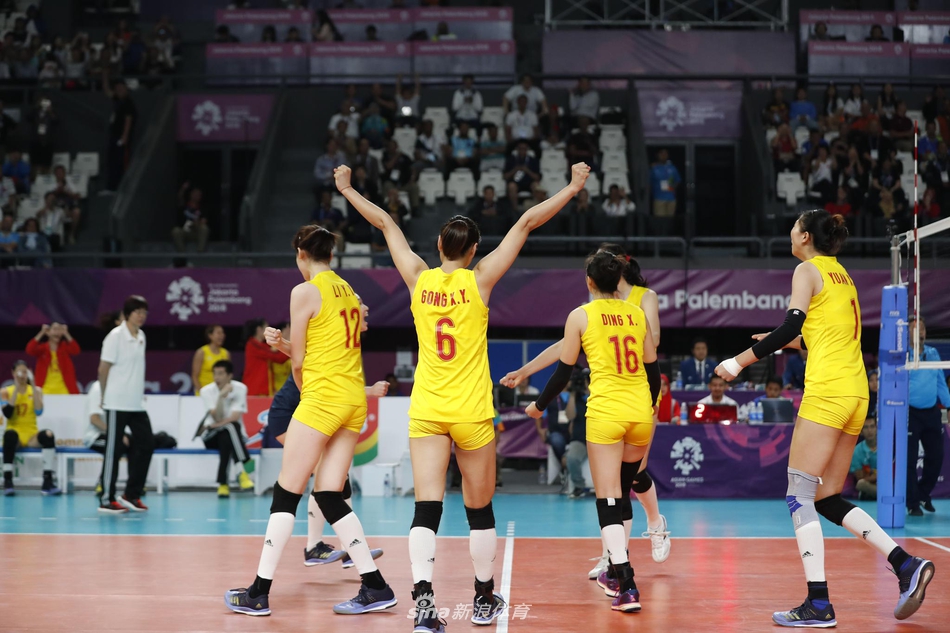 新浪直击亚运女排半决赛中国3-0日本