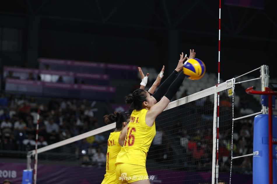新浪直击亚运女排半决赛中国3-0日本