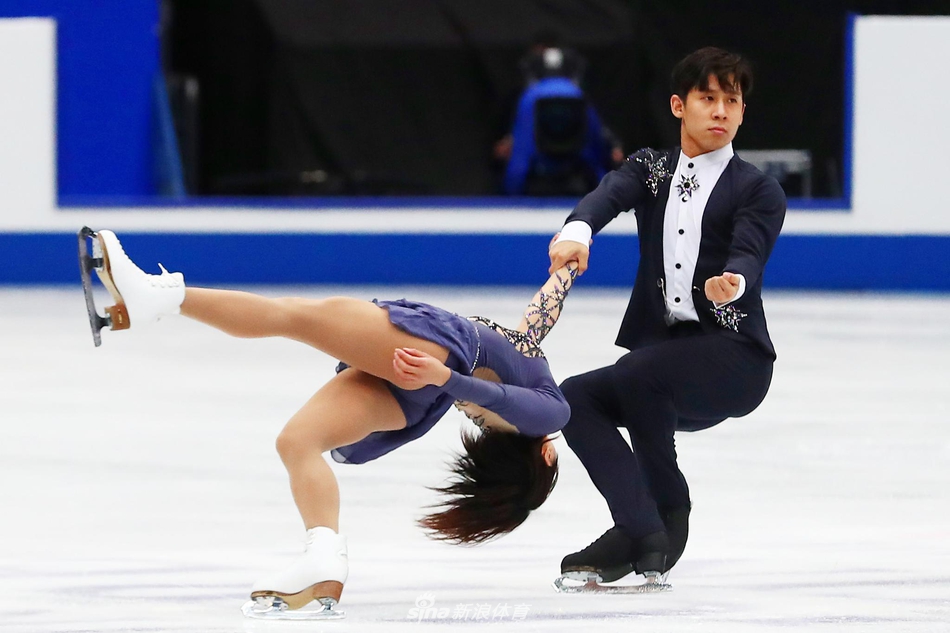 新浪直击花滑世锦赛隋文静/韩聪出战