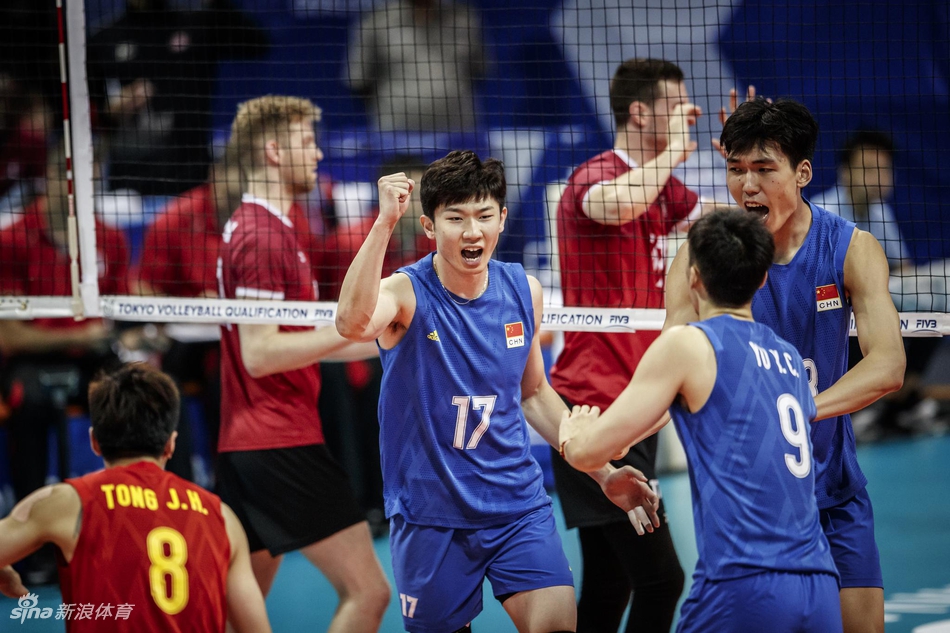 奥运资格赛中国男排2-3加拿大