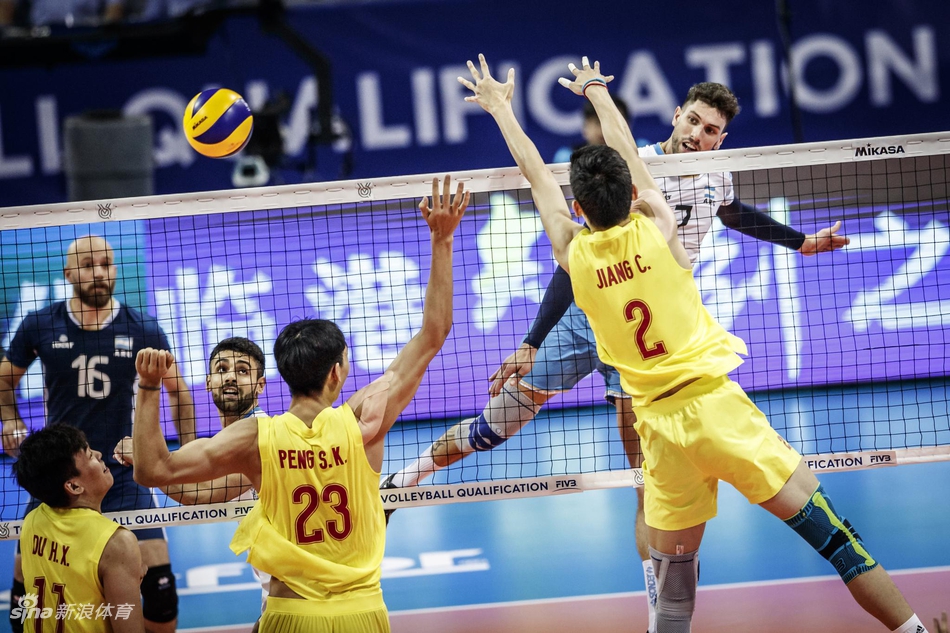 奥运资格赛中国男排2-3阿根廷