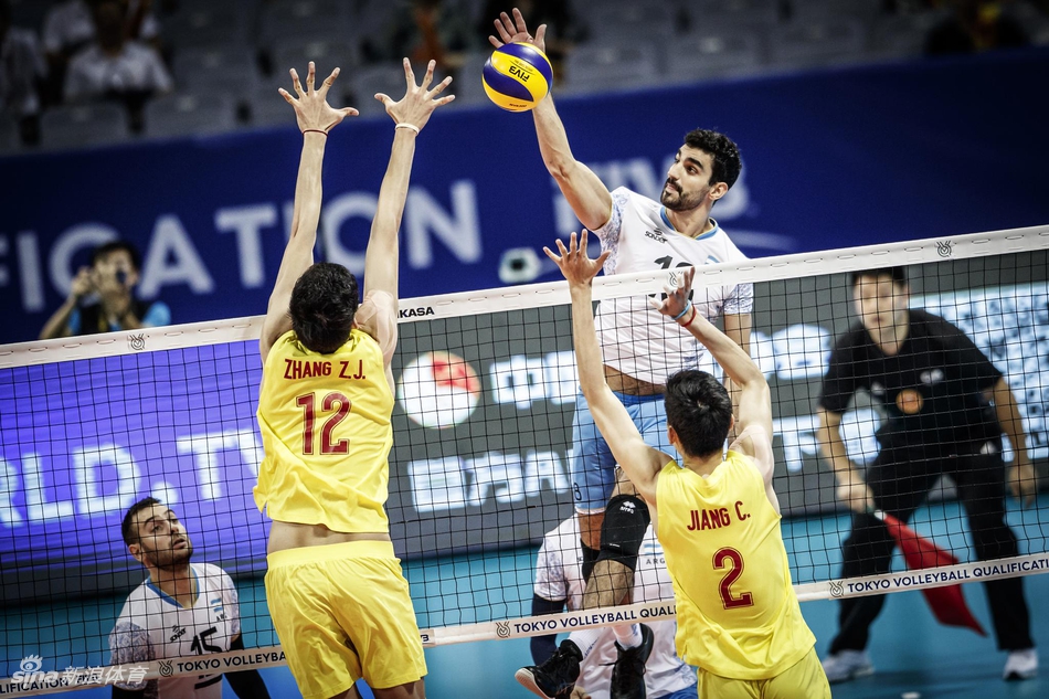 奥运资格赛中国男排2-3阿根廷