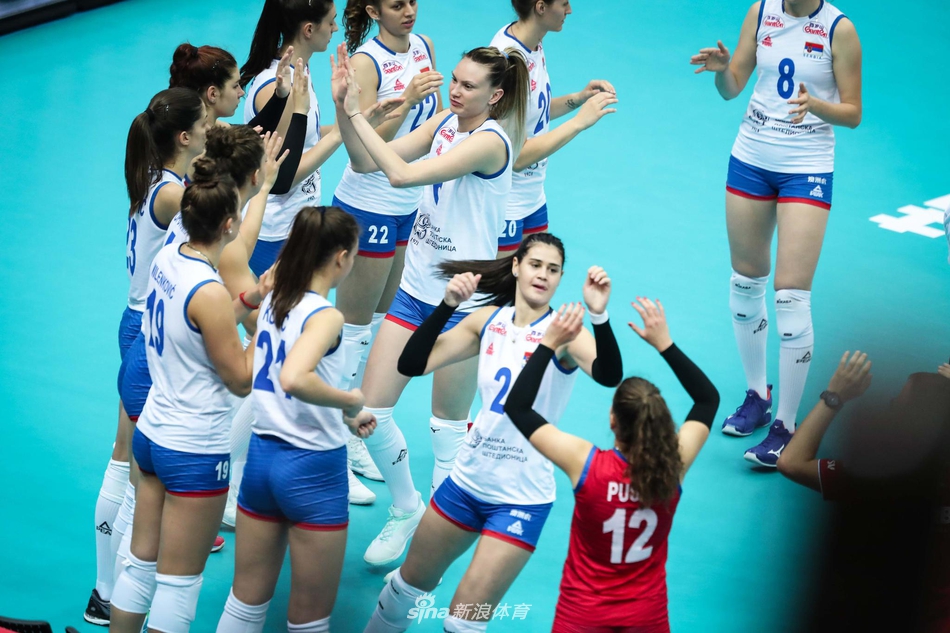 世界杯中国女排3-0塞尔维亚夺冠