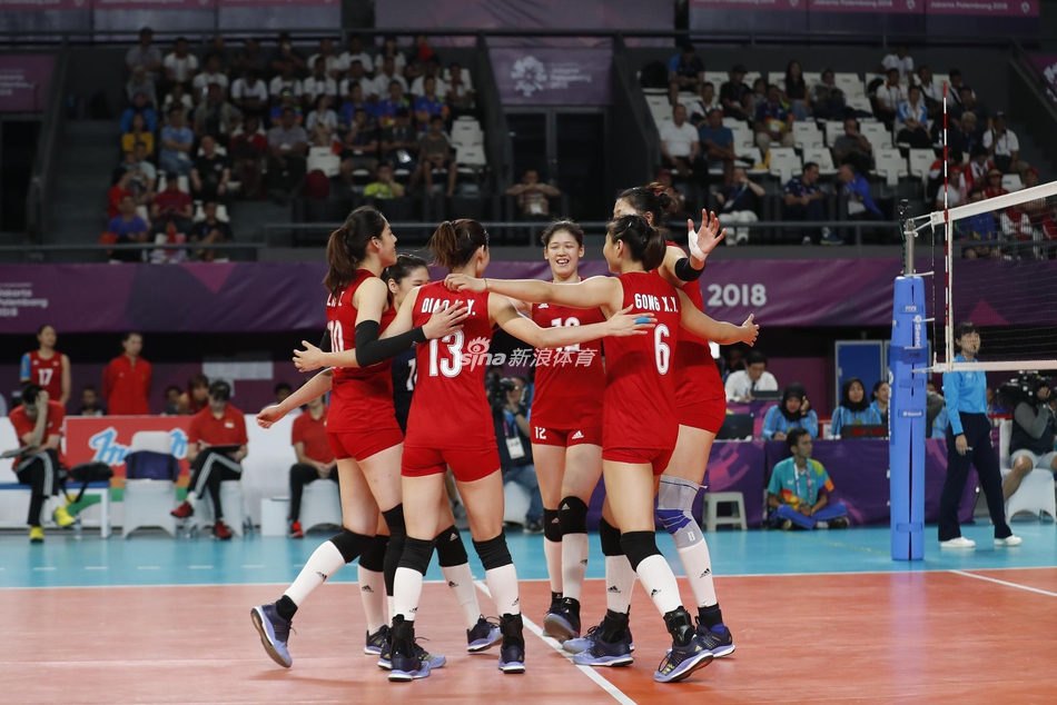 亚运会中国女排3-0哈萨克斯坦