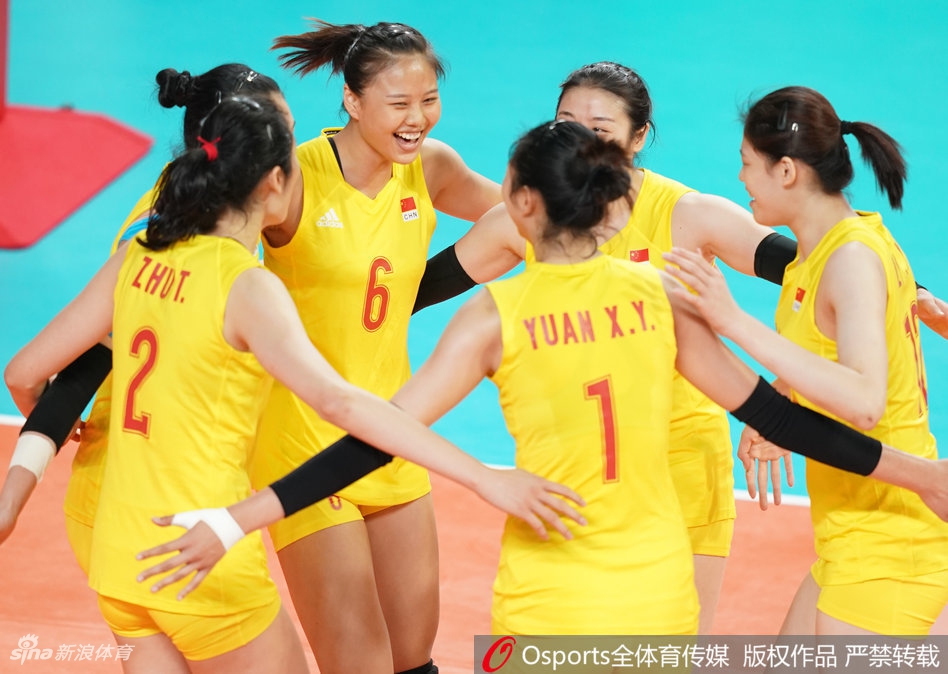 亚运女排小组赛中国3-0韩国