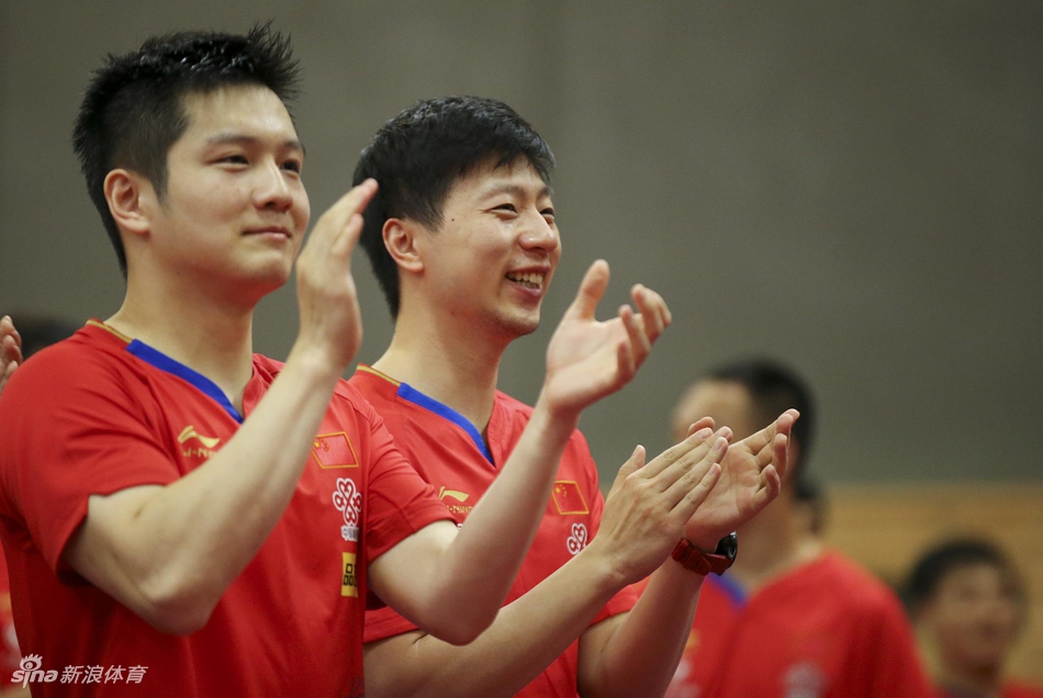 2019年中美乒乓球国家队合练