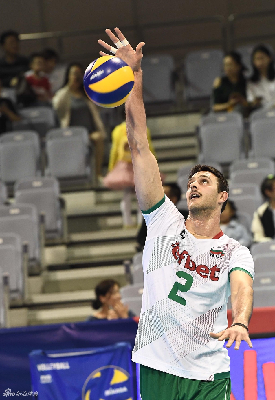 世界男排联赛中国3-0保加利亚
