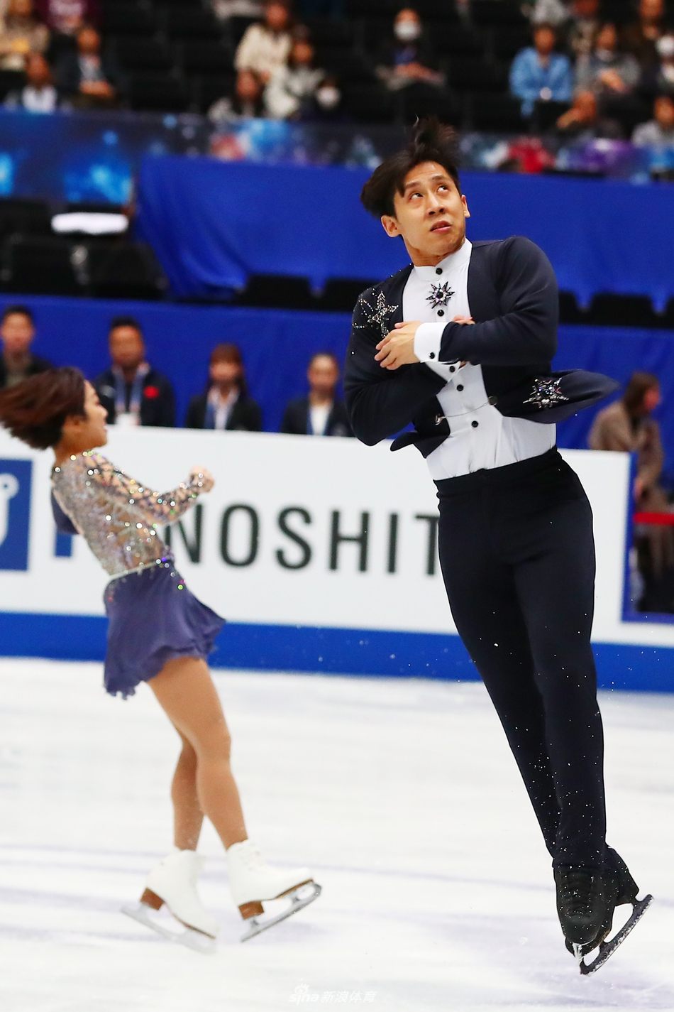 新浪直击花滑世锦赛隋文静/韩聪出战