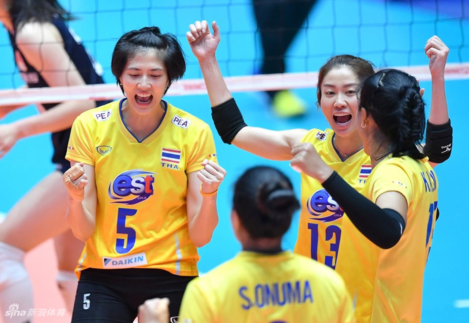 亚锦赛中国女排1-3泰国无缘决赛
