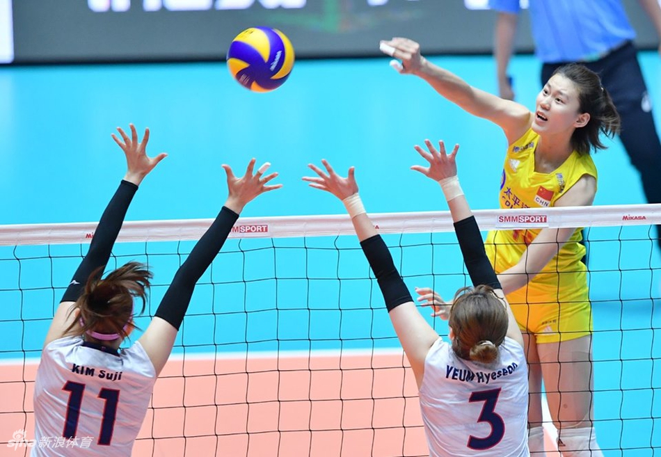 亚锦赛中国女排0-3韩国无缘奖牌