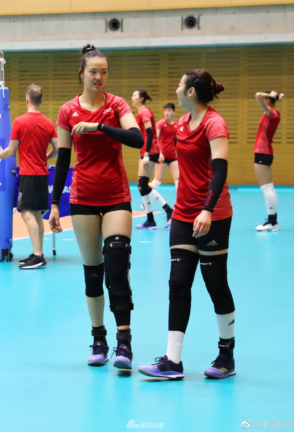 备战世锦赛女排集训一丝不苟