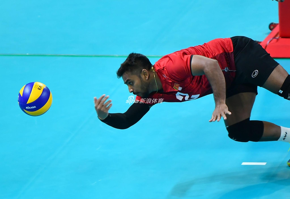 亚运会男排:中国3-1斯里兰卡