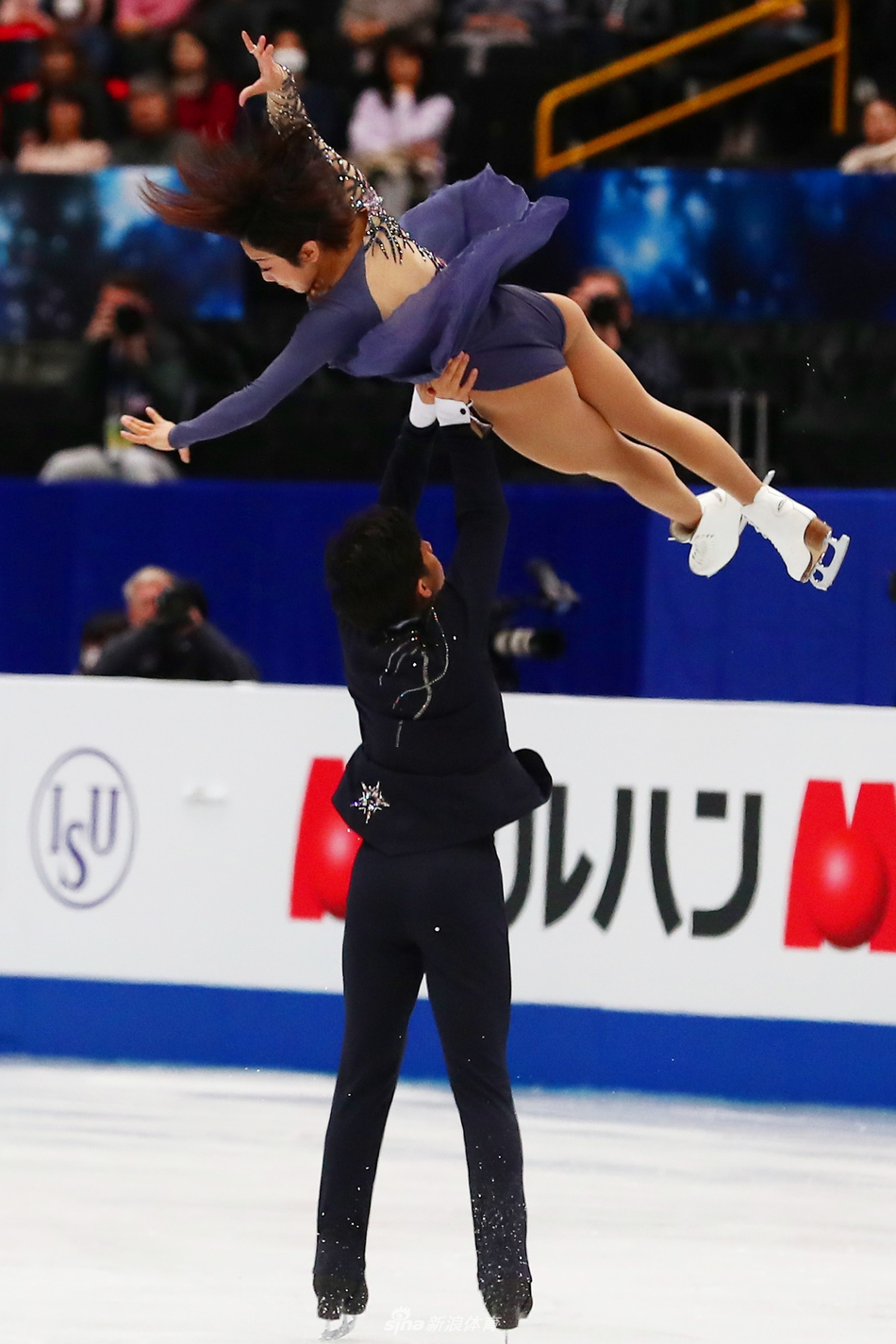 新浪直击花滑世锦赛隋文静/韩聪出战