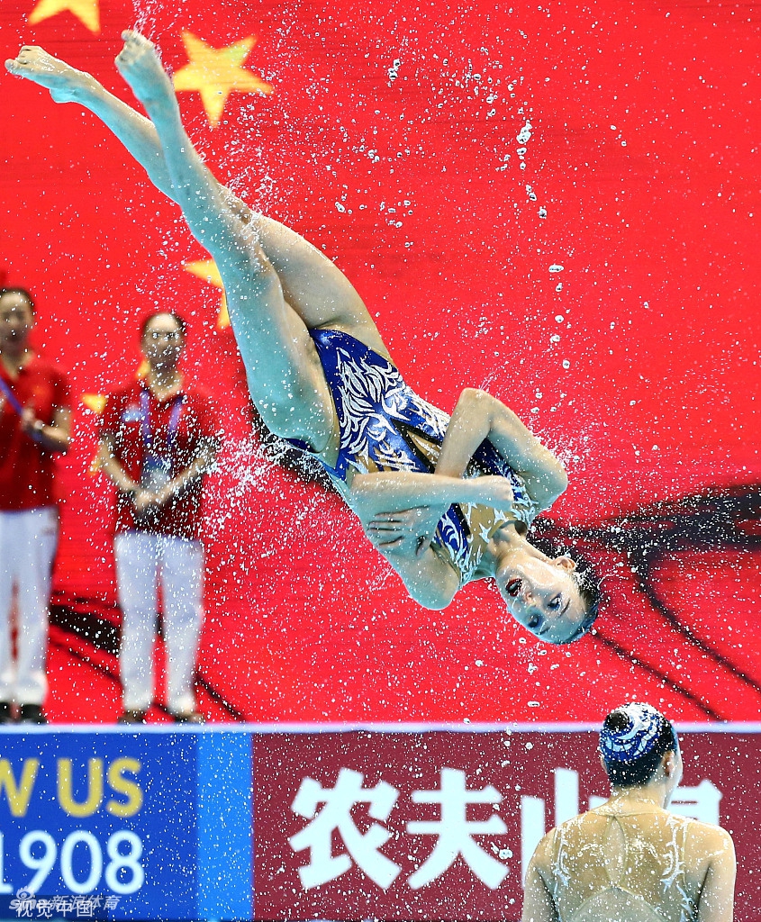 世锦赛黄雪辰/孙文雁自由自选摘银