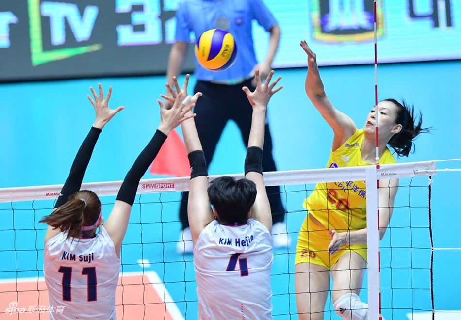 亚锦赛中国女排0-3韩国无缘奖牌