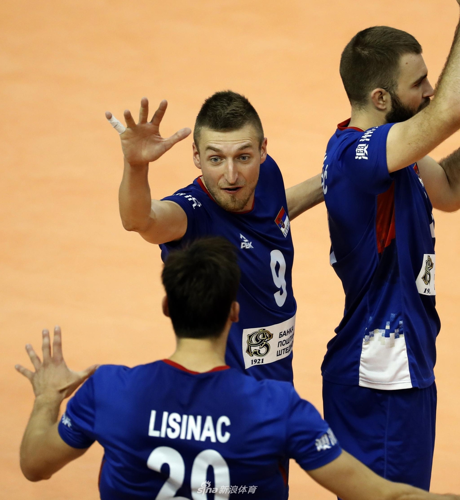 男排世锦赛塞尔维亚3-2险胜法国