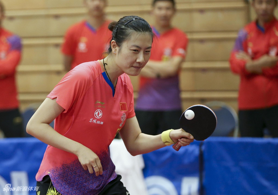 2019年中美乒乓球国家队合练