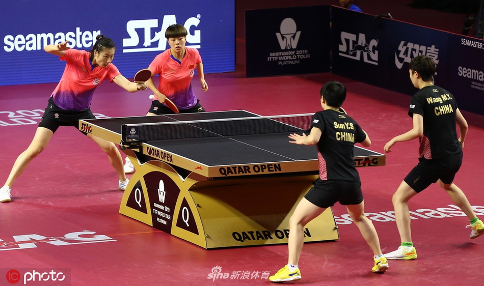 卡乒赛王曼昱/孙颖莎女双夺冠