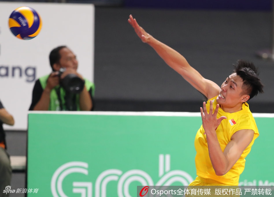 亚运会男排:中国3-1斯里兰卡