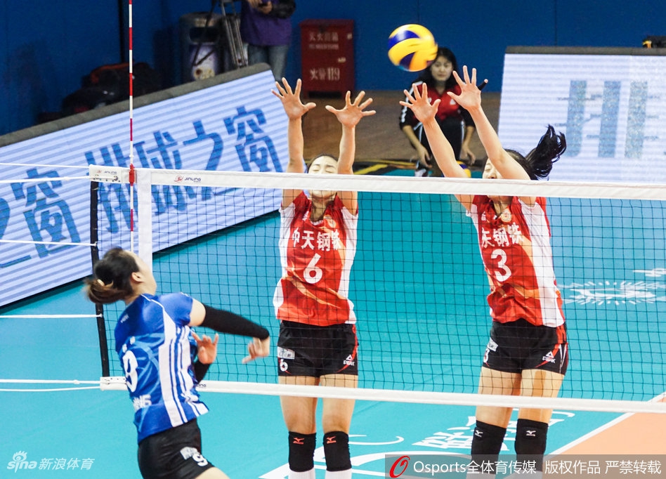 排超八强战上海女排3-2江苏女排