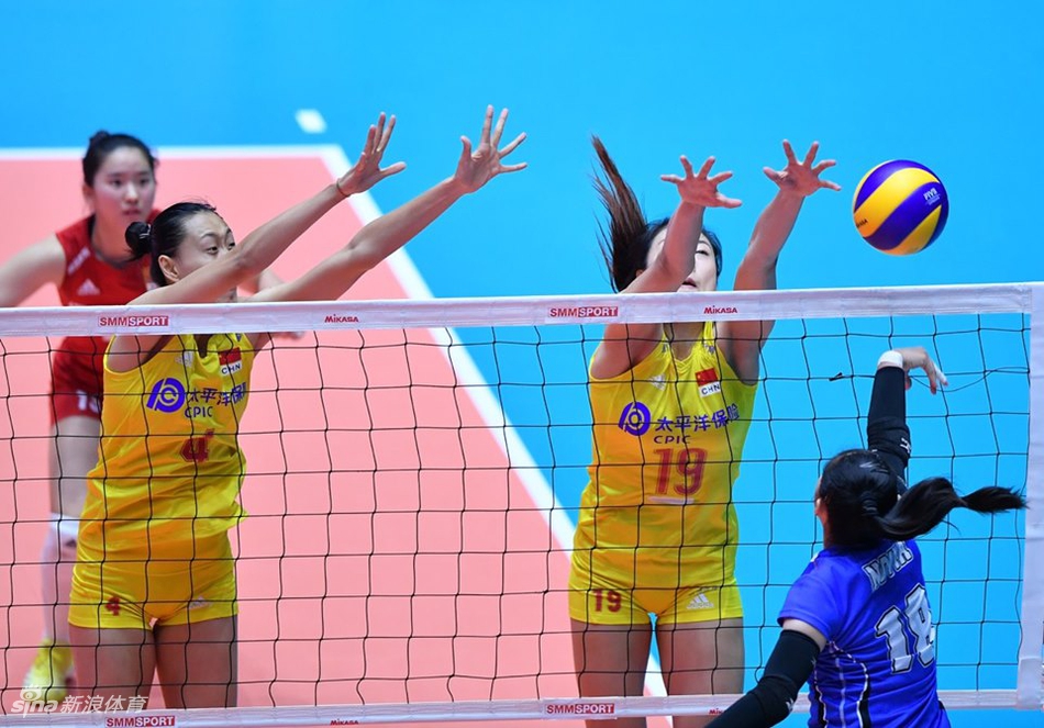 亚锦赛中国女排3-0印尼进八强