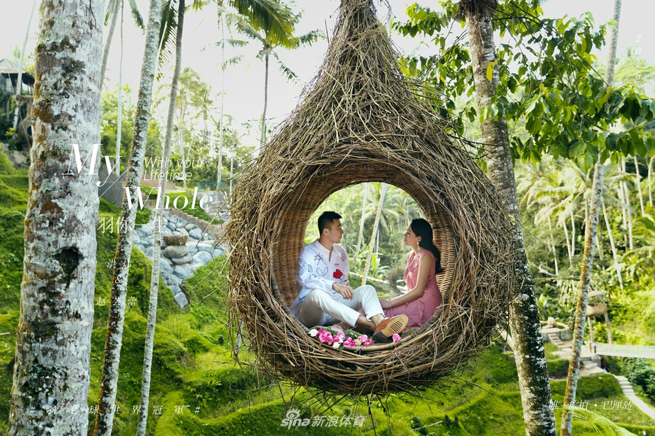 羽坛眷侣赵芸蕾/洪炜唯美婚纱照