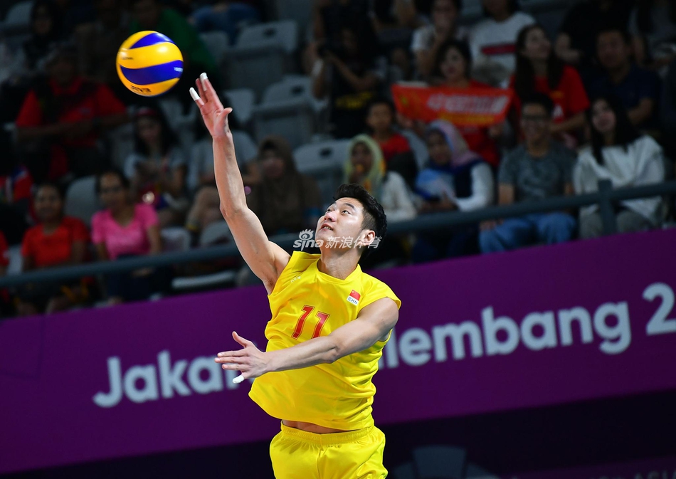 亚运会男排:中国3-1斯里兰卡
