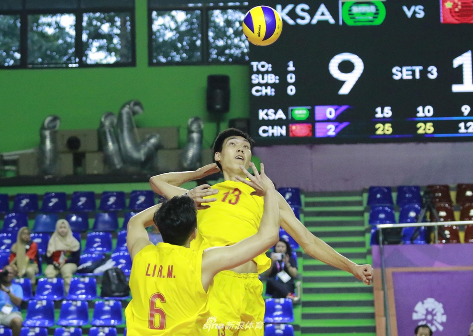 中国男排亚运第九创历史最差战绩