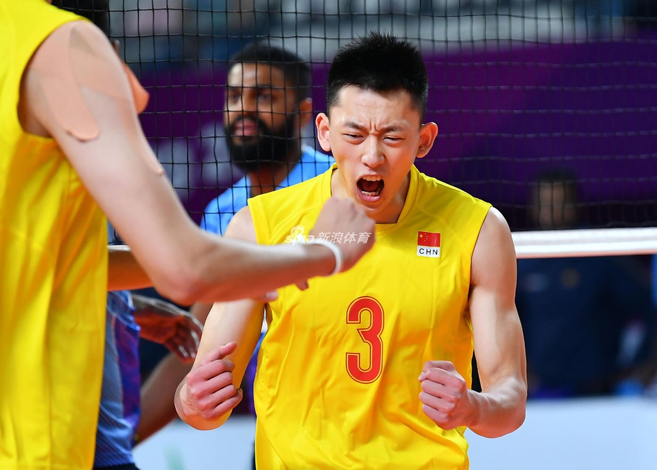 亚运会男排:中国3-1斯里兰卡