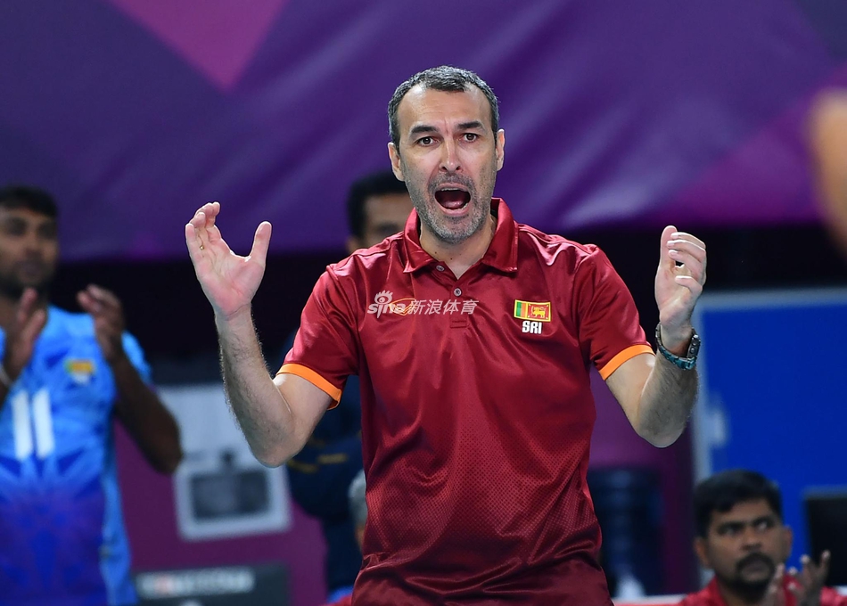 亚运会男排:中国3-1斯里兰卡