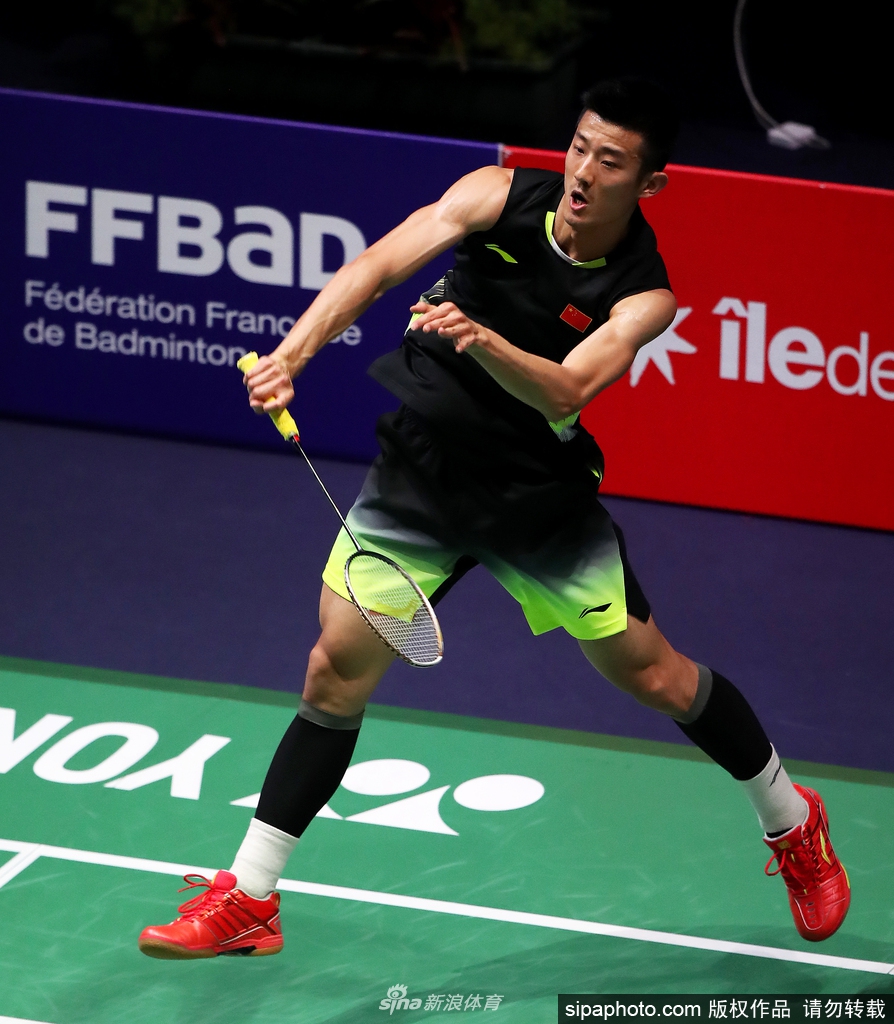 法国羽毛球公开赛谌龙2-0约根森