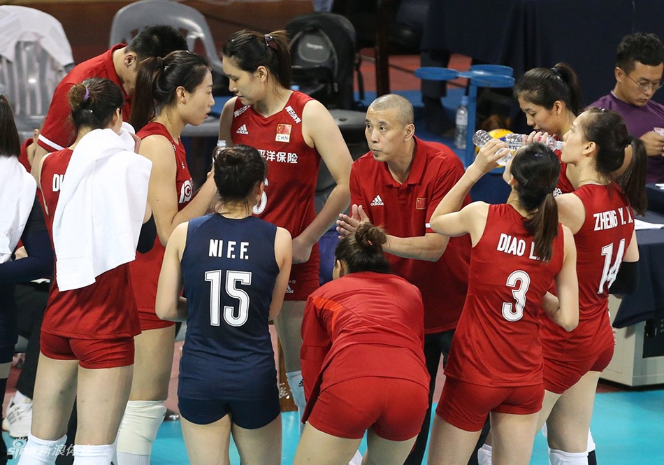 亚锦赛中国女排3-0斯里兰卡