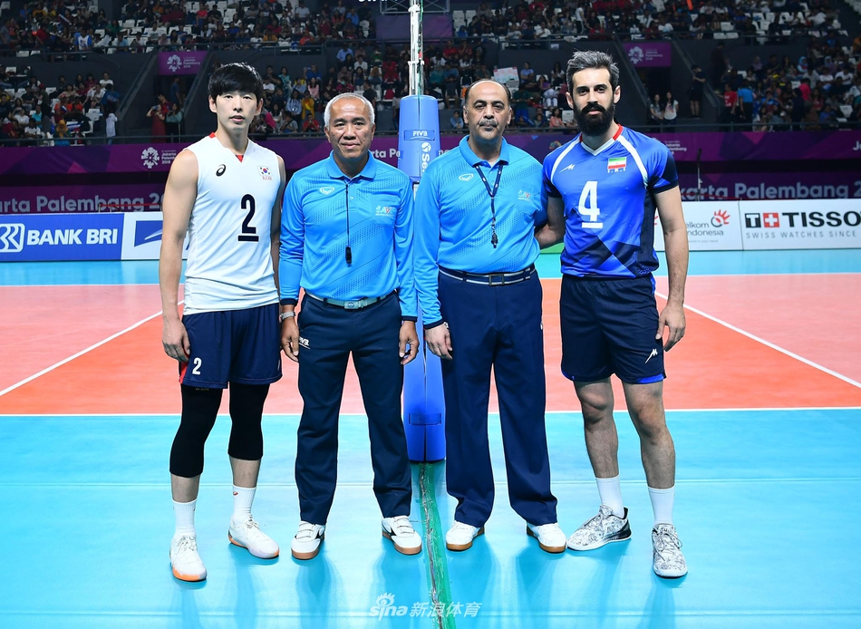 亚运会男排伊朗3-0韩国卫冕成功