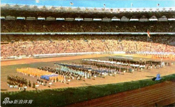 1962雅加达亚运会开幕式盛况