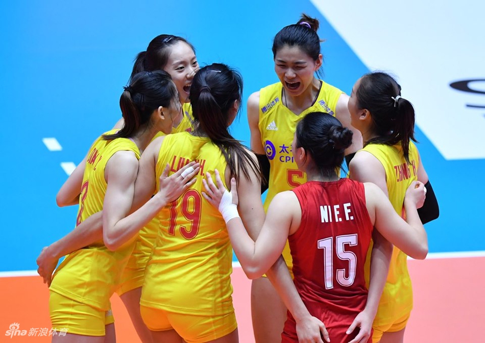 亚锦赛中国女排3-0印尼进八强