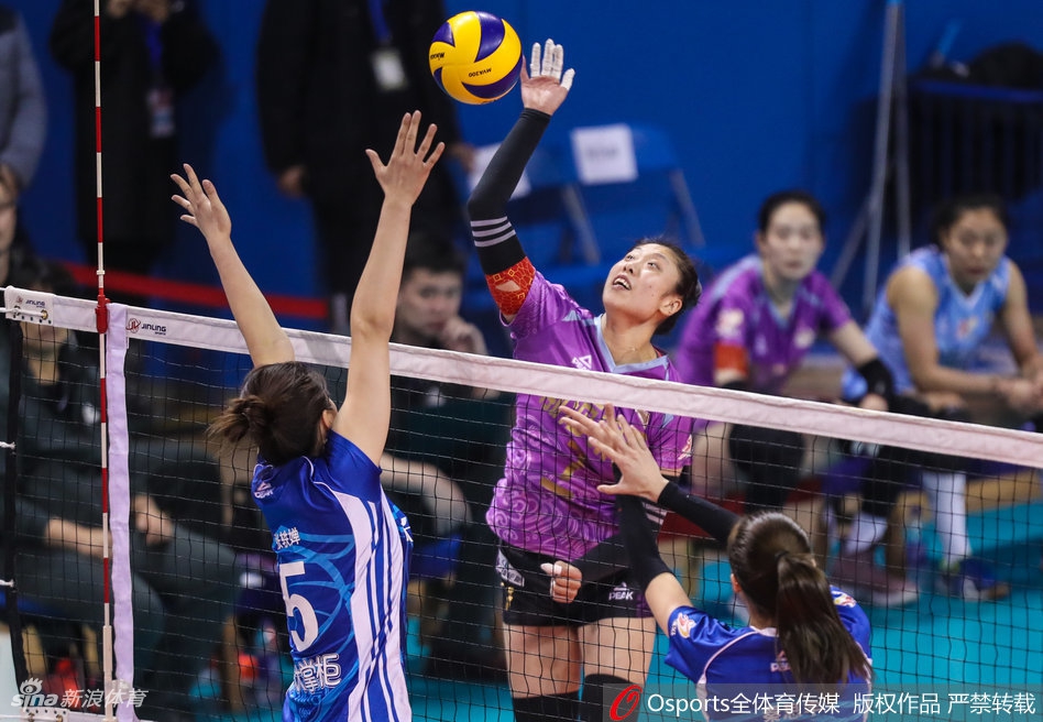 排超八强战上海女排2-3天津女排