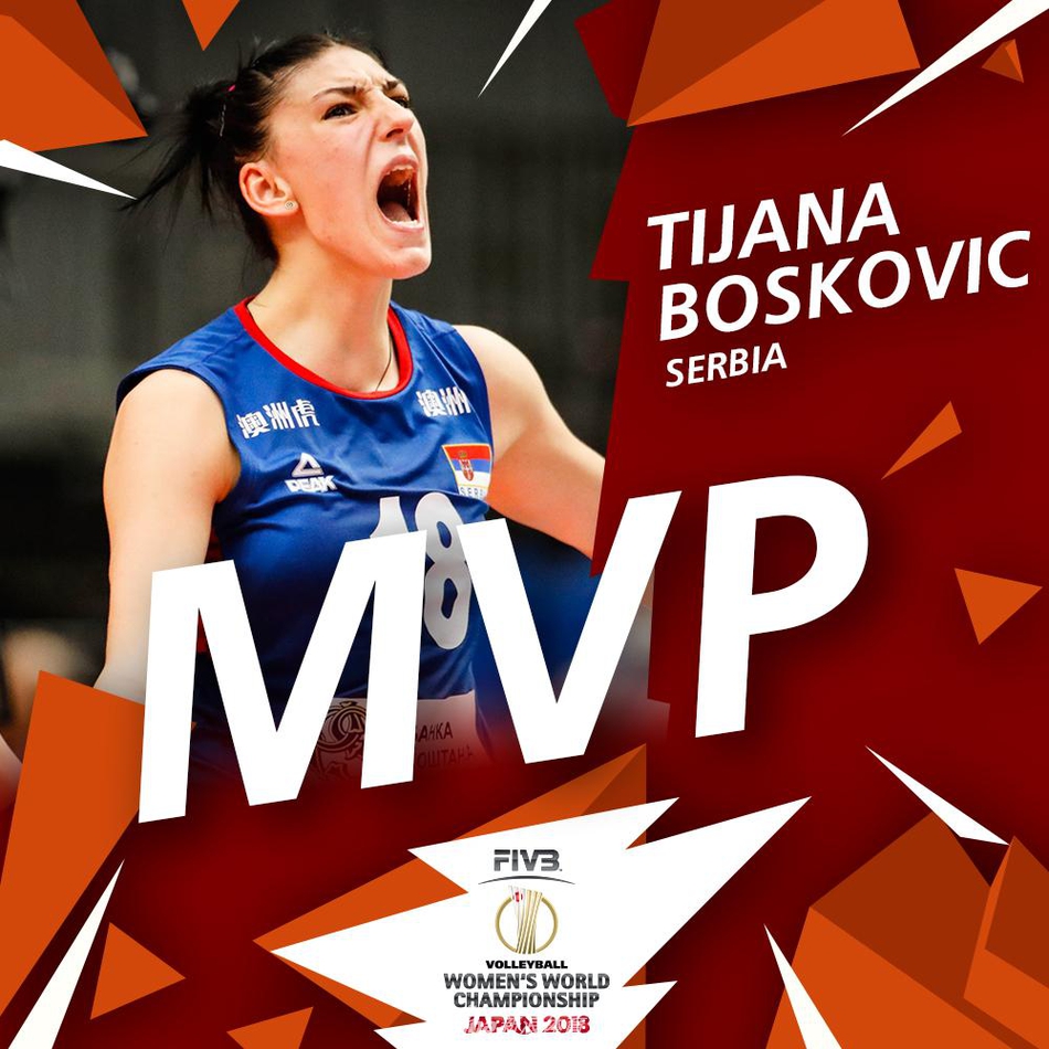 2018年女排世锦赛最佳阵容海报