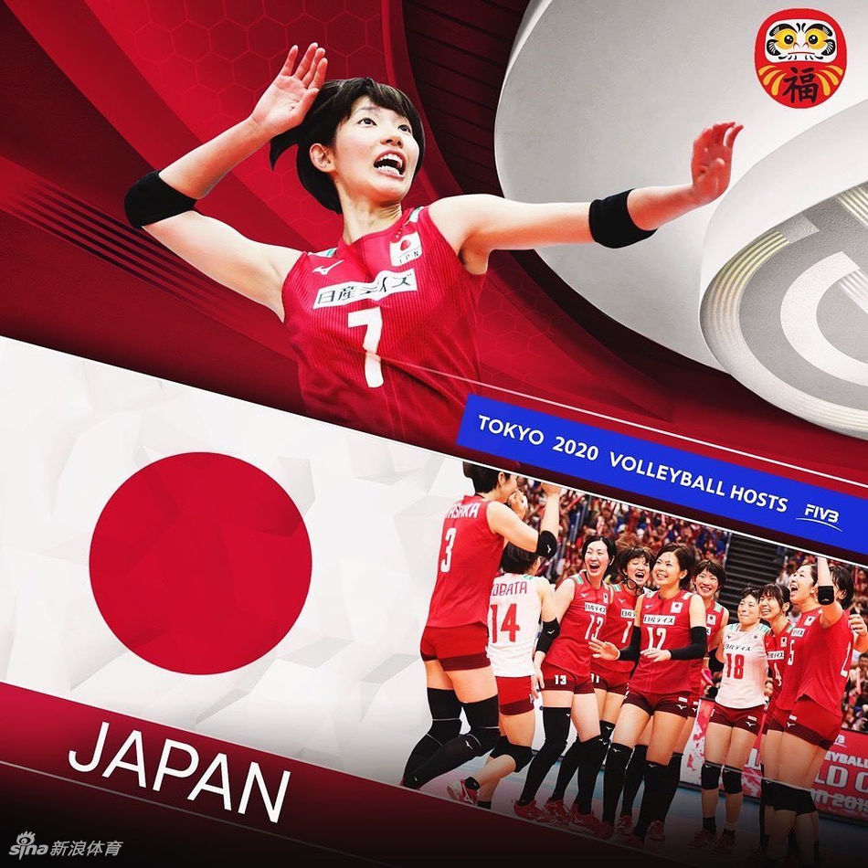 东京奥运会女排12强宣传海报