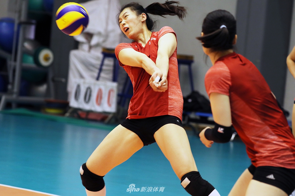 2019中国女排第一期训练图集