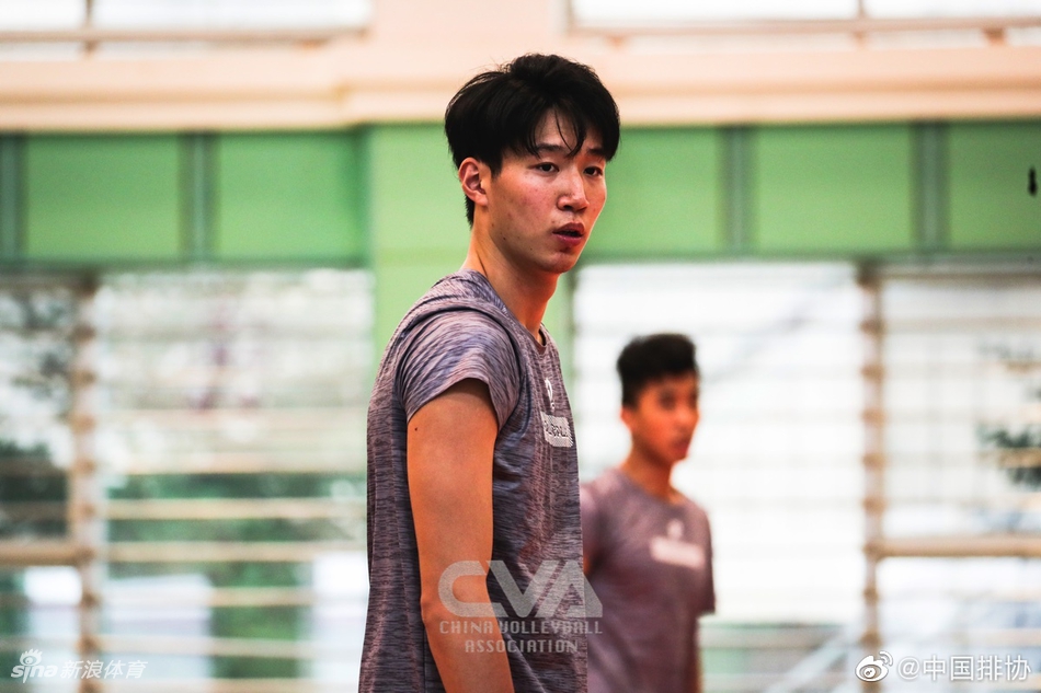 中国男排超级联赛球员训练图集