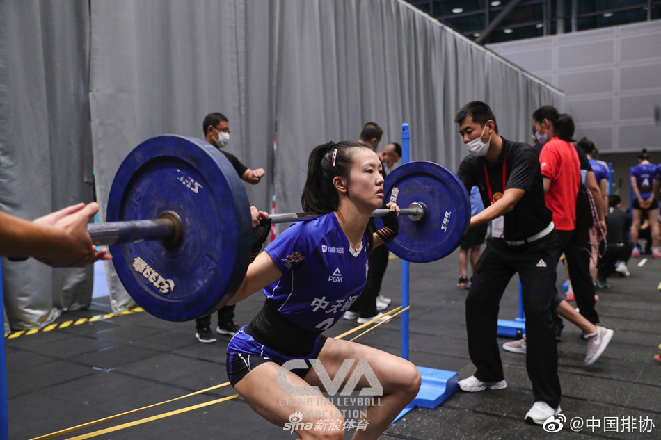 2020年女排全锦赛体能测试日