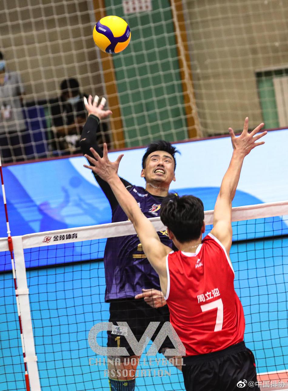 上海男排勇夺男排联赛六连冠